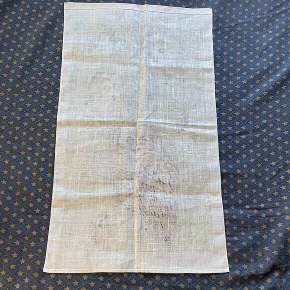 Vintage 1970’s Lois Long Linen Tea Towel. Cottage Core. Owls. Kitchen Decor. USA - Picture 7 of 9